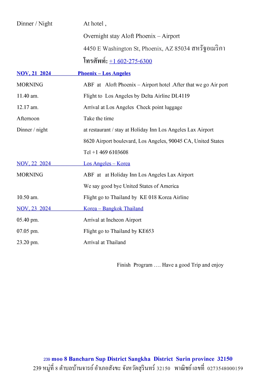 program USA 12  Nov to 22 NOVE 2024  Hotel_Page_6.jpg -  PROGRAM 11 DAY 10 NIGHT DELTA AIR LINES AND DOMESTICT FLIGHT TRAVELING SOUTHWESTERN REGION OF U.S.A | https://sumnangtravel.com
